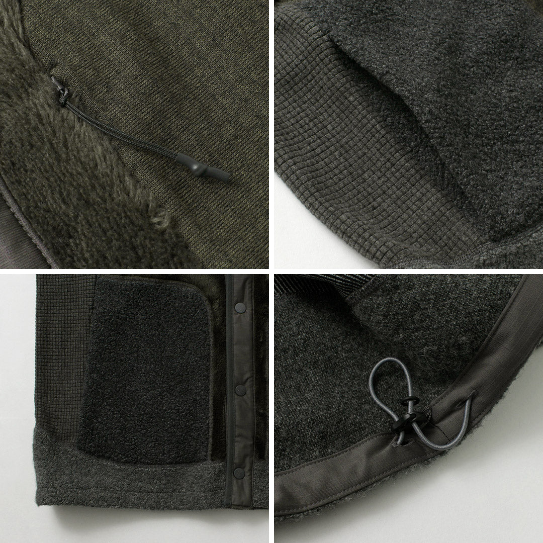 ALPINISME BLANC / blouson patchwork