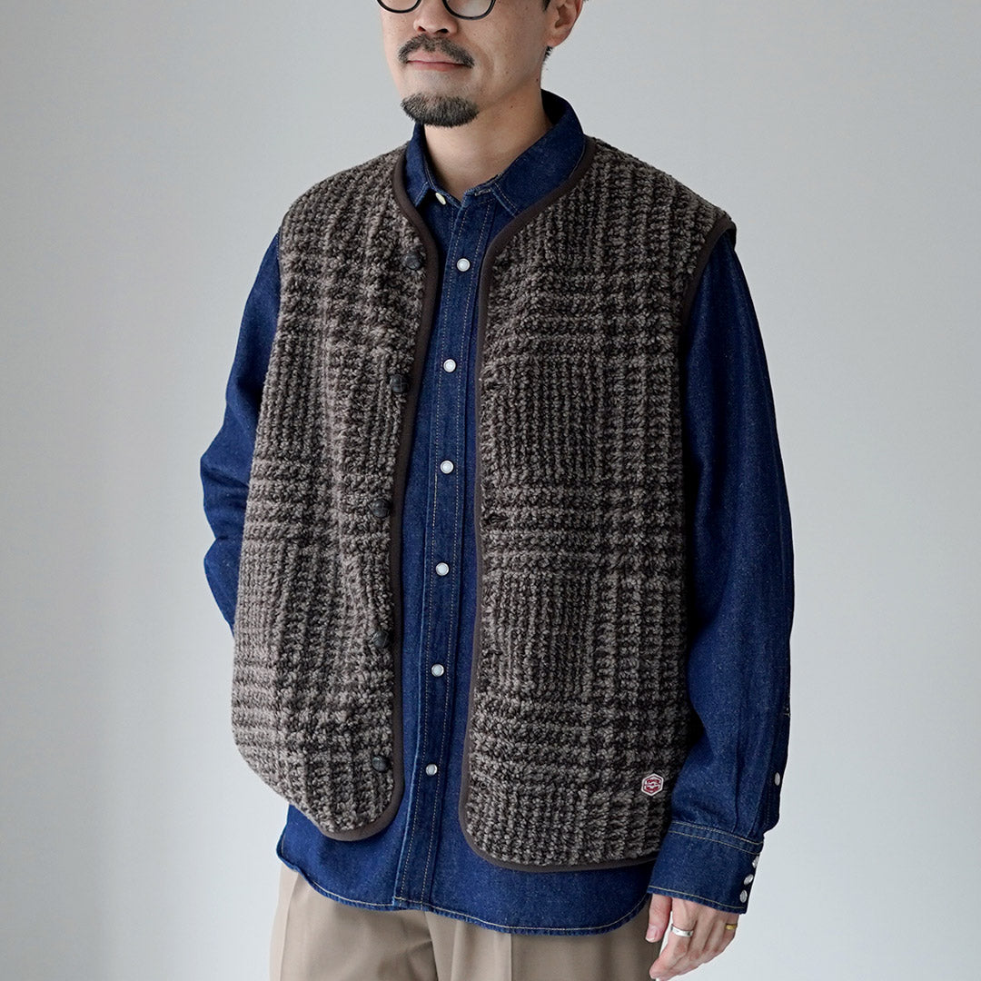 VINCENT ET MIREILLE / Boa Vest Plaid