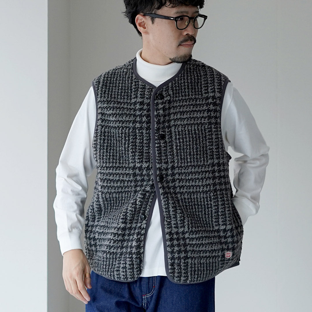 VINCENT ET MIREILLE / Boa Vest Plaid