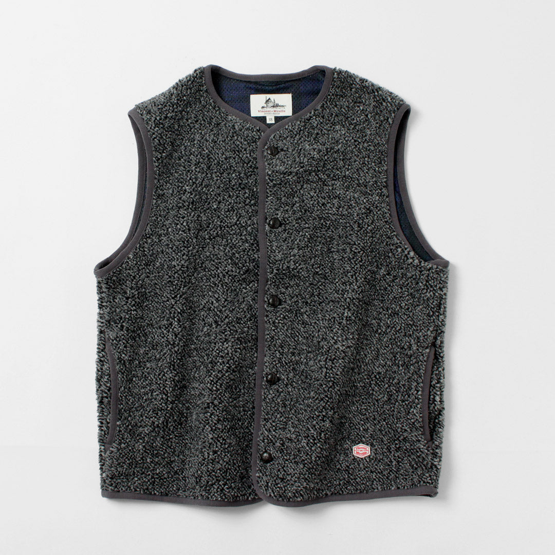 VINCENT ET MIREILLE / Boa Vest Plaid