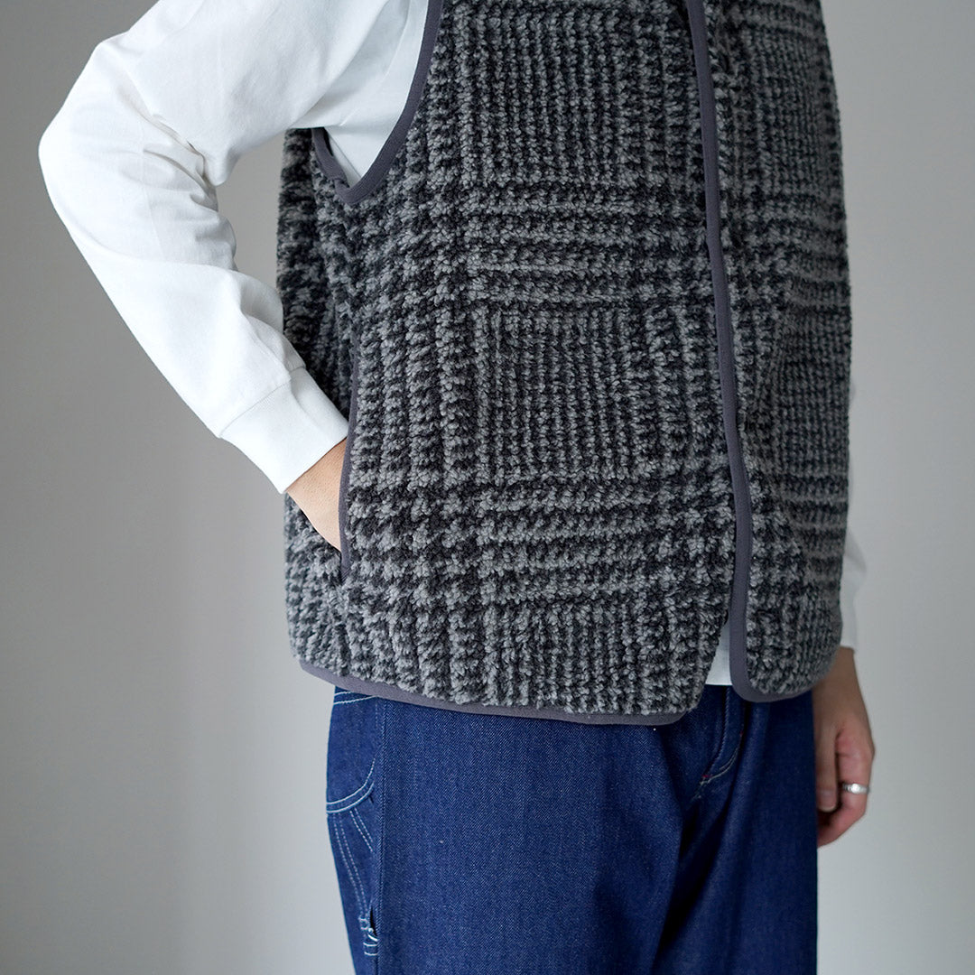VINCENT ET MIREILLE / Boa Vest Plaid