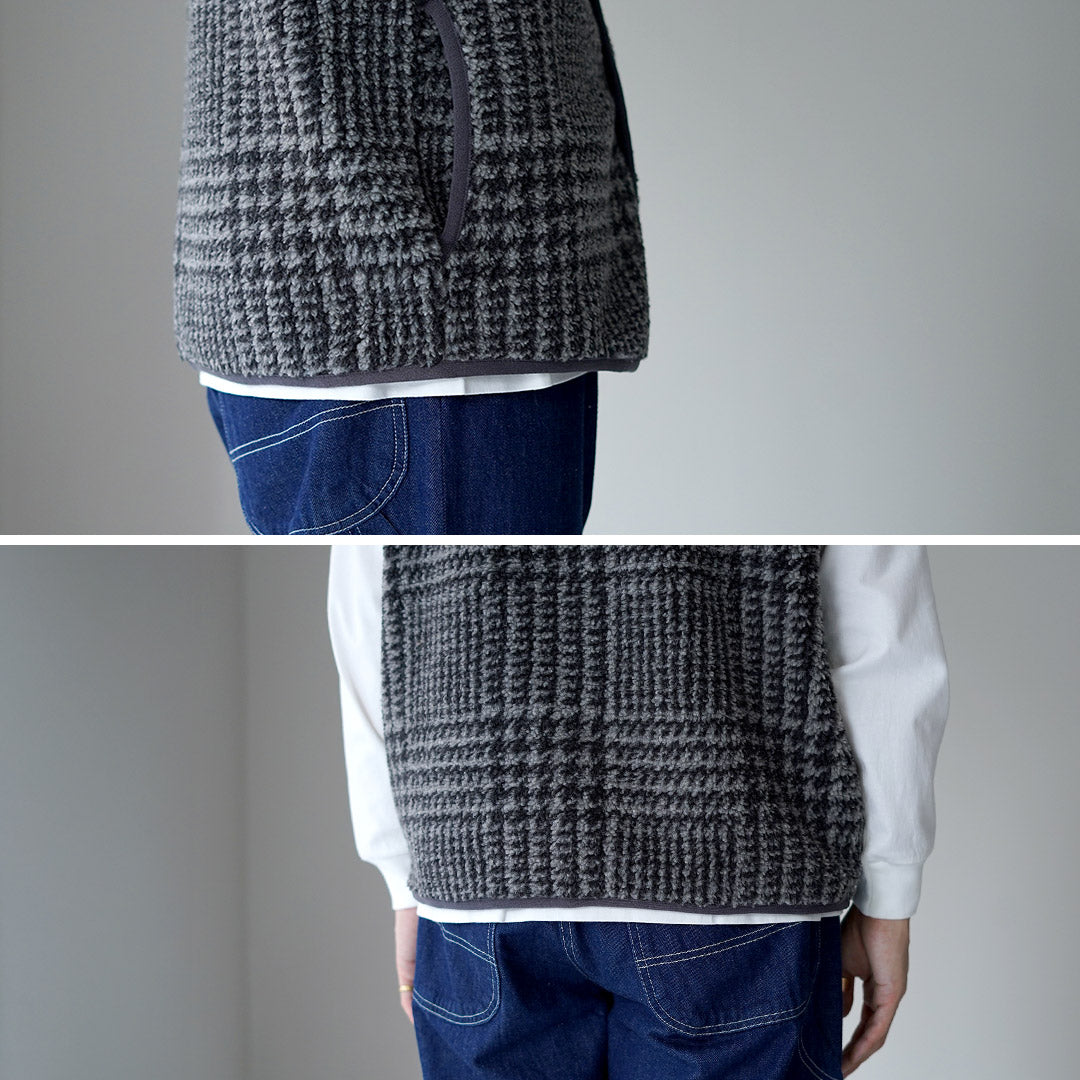 VINCENT ET MIREILLE / Boa Vest Plaid