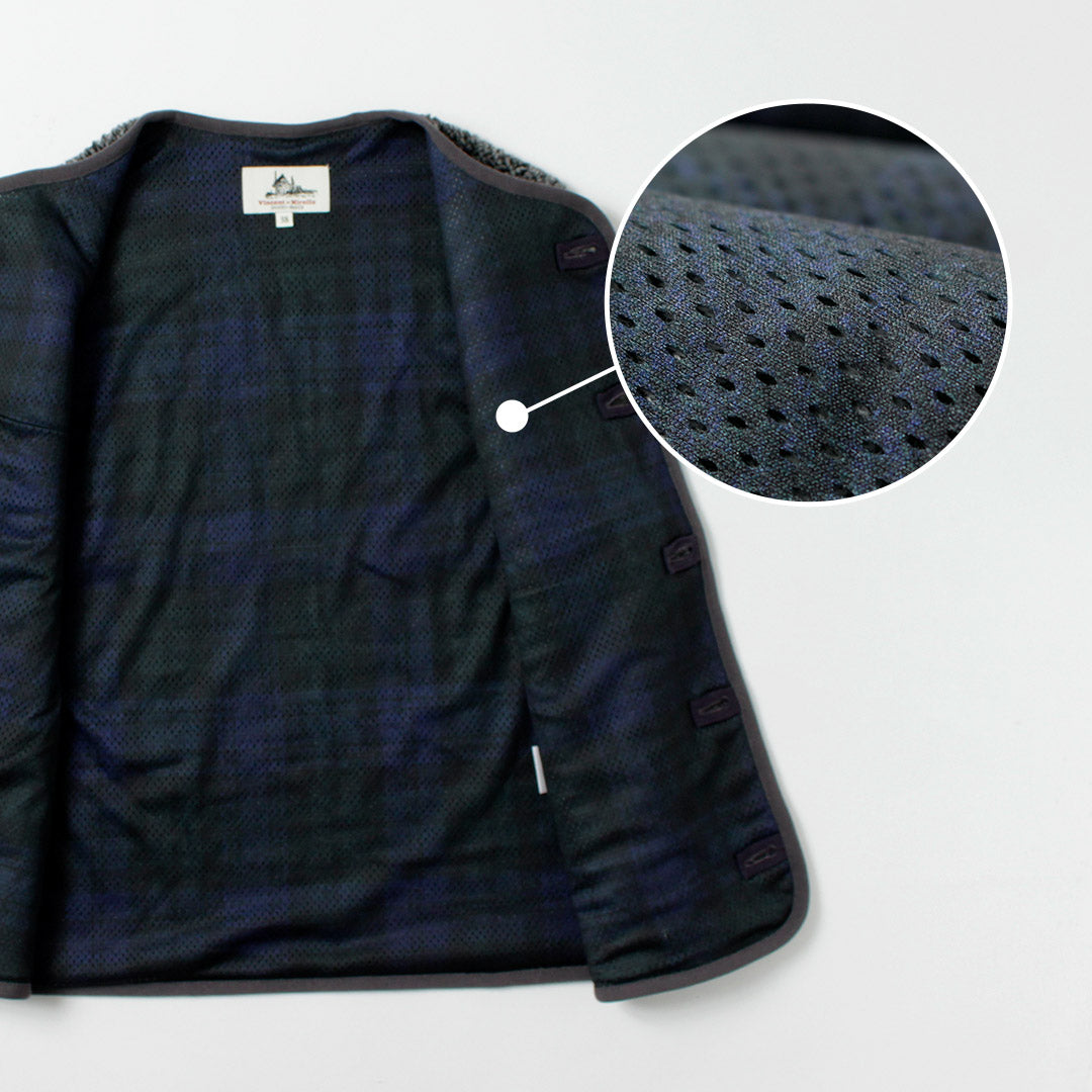 VINCENT ET MIREILLE / Boa Vest Plaid