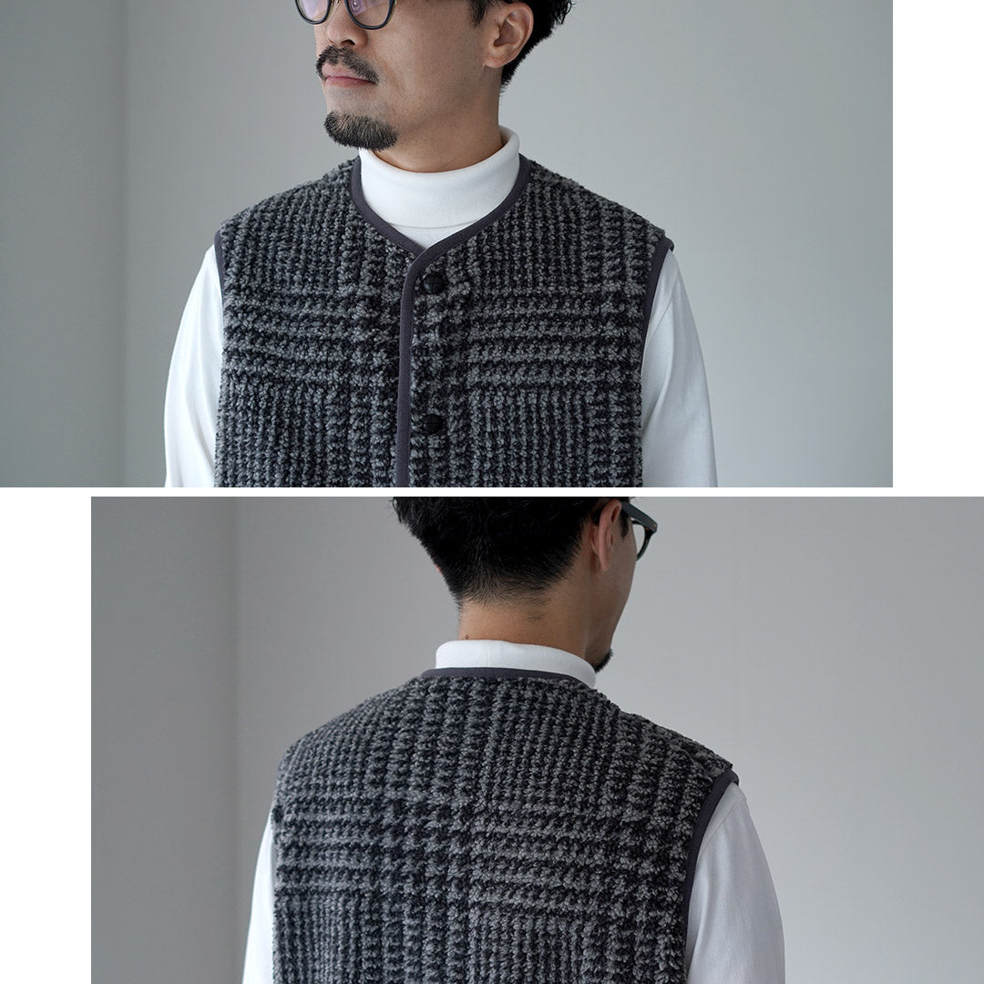 VINCENT ET MIREILLE / Boa Vest Plaid