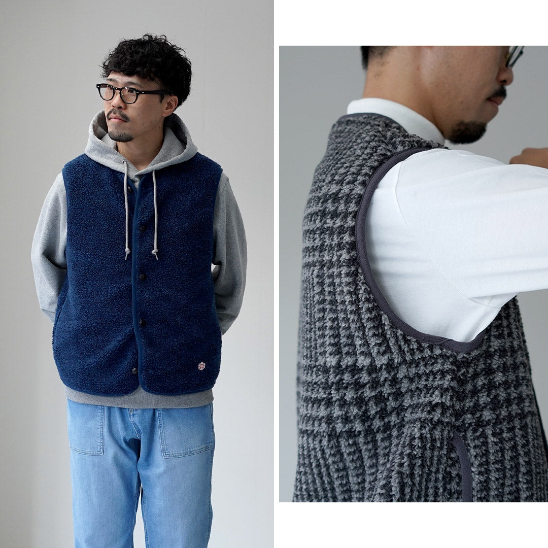 VINCENT ET MIREILLE / Boa Vest Plaid