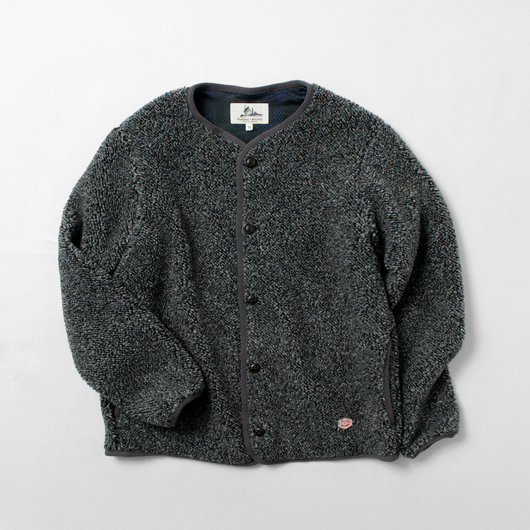 VINCENT ET MIREILLE / Boa Cardigan Plaid