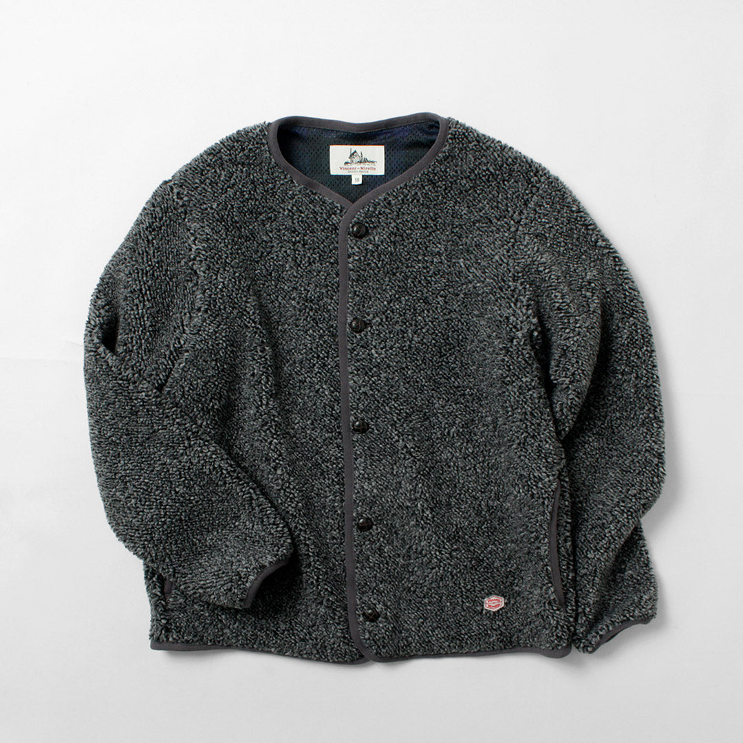 VINCENT ET MIREILLE / Boa Cardigan Plaid