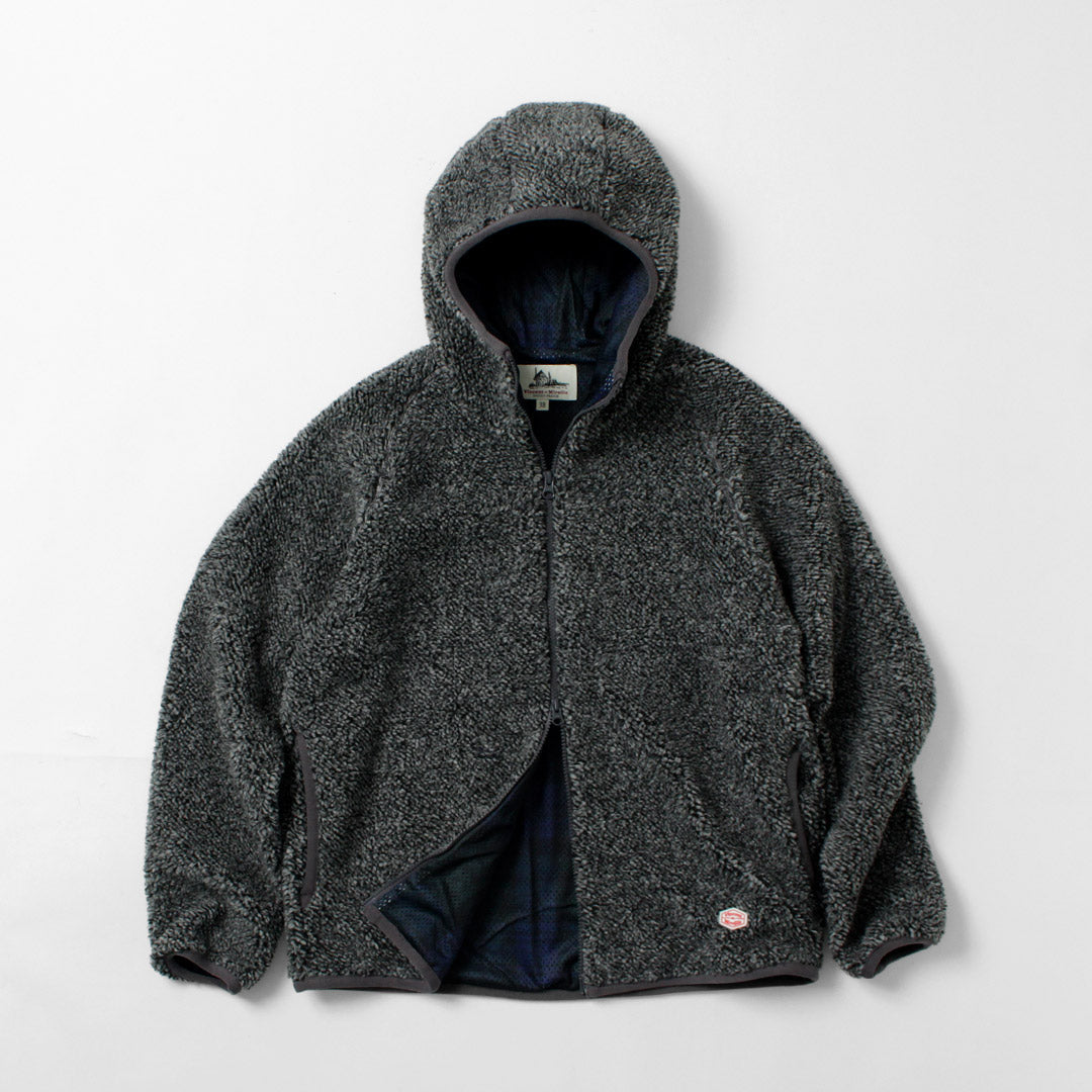 VINCENT ET MIREILLE / Boa Hoodie Plaid