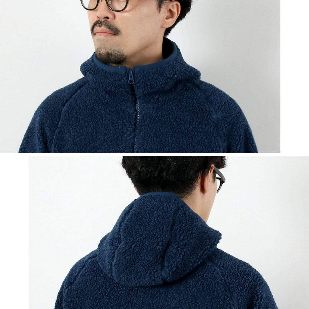 VINCENT ET MIREILLE / Boa Hoodie Plaid