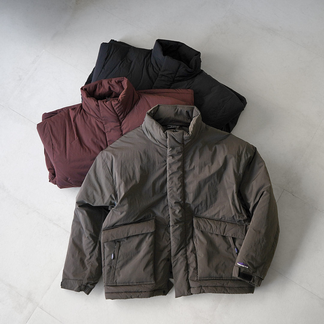 THOUSAND MILE / 立領襯墊夾克影子尼龍