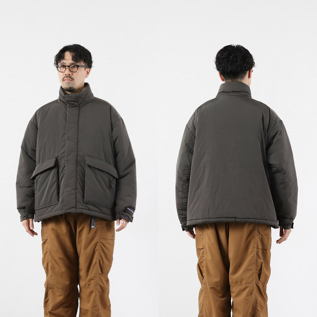 THOUSAND MILE / 立領襯墊夾克影子尼龍