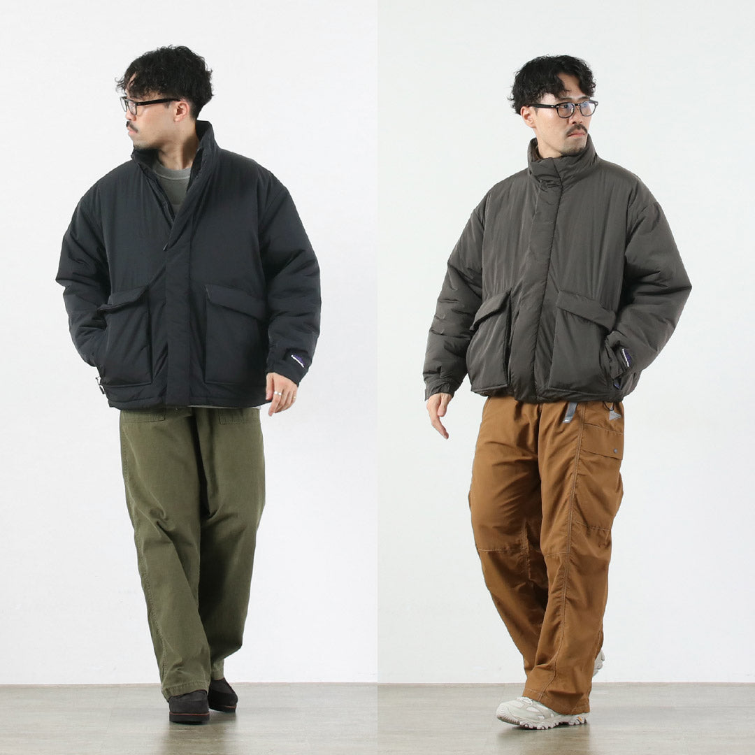 THOUSAND MILE / 立領襯墊夾克影子尼龍