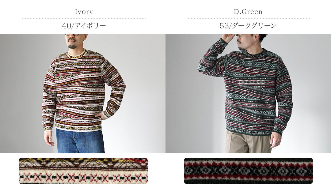 COOHEM / 疯狂费尔岛针织套头衫