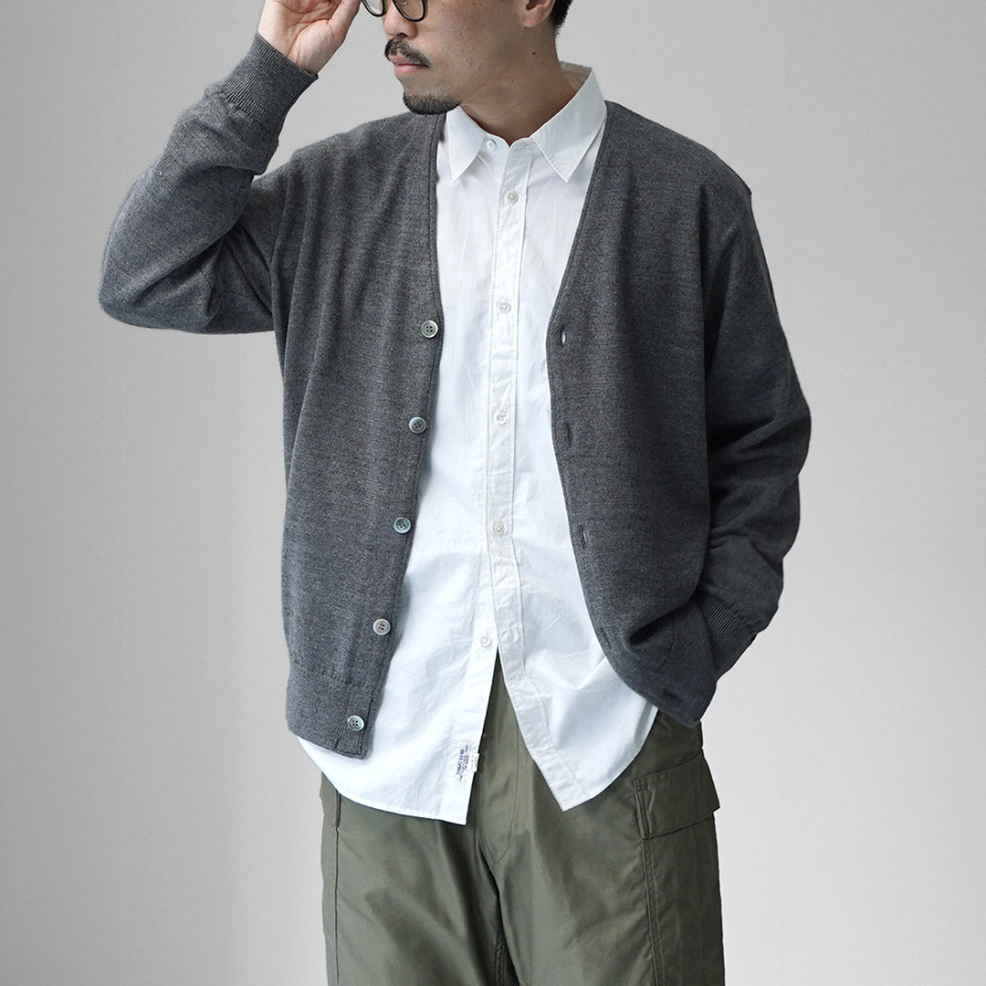 YONETOMI NEW BASIC / 美国羊毛&棉针织开衫