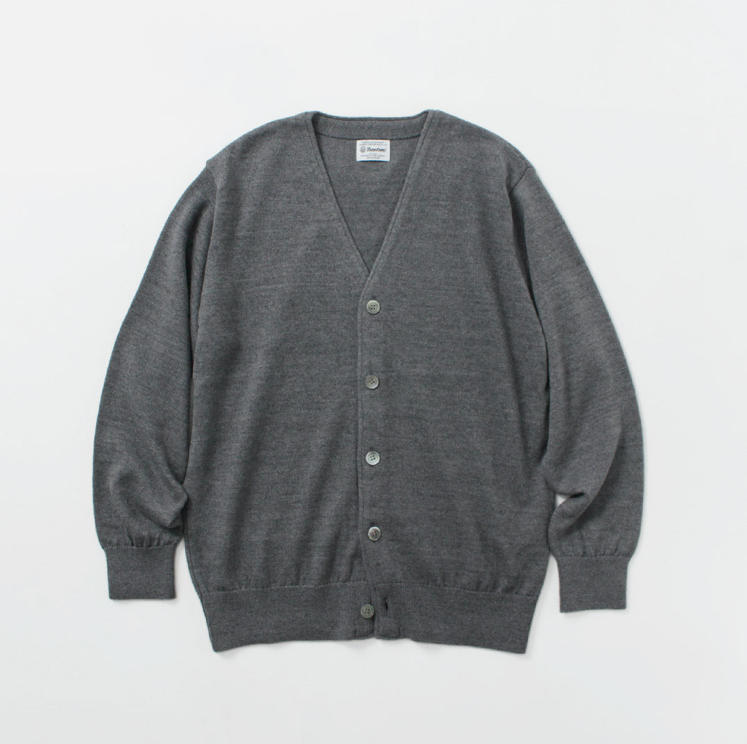 YONETOMI NEW BASIC / 美国羊毛&棉针织开衫