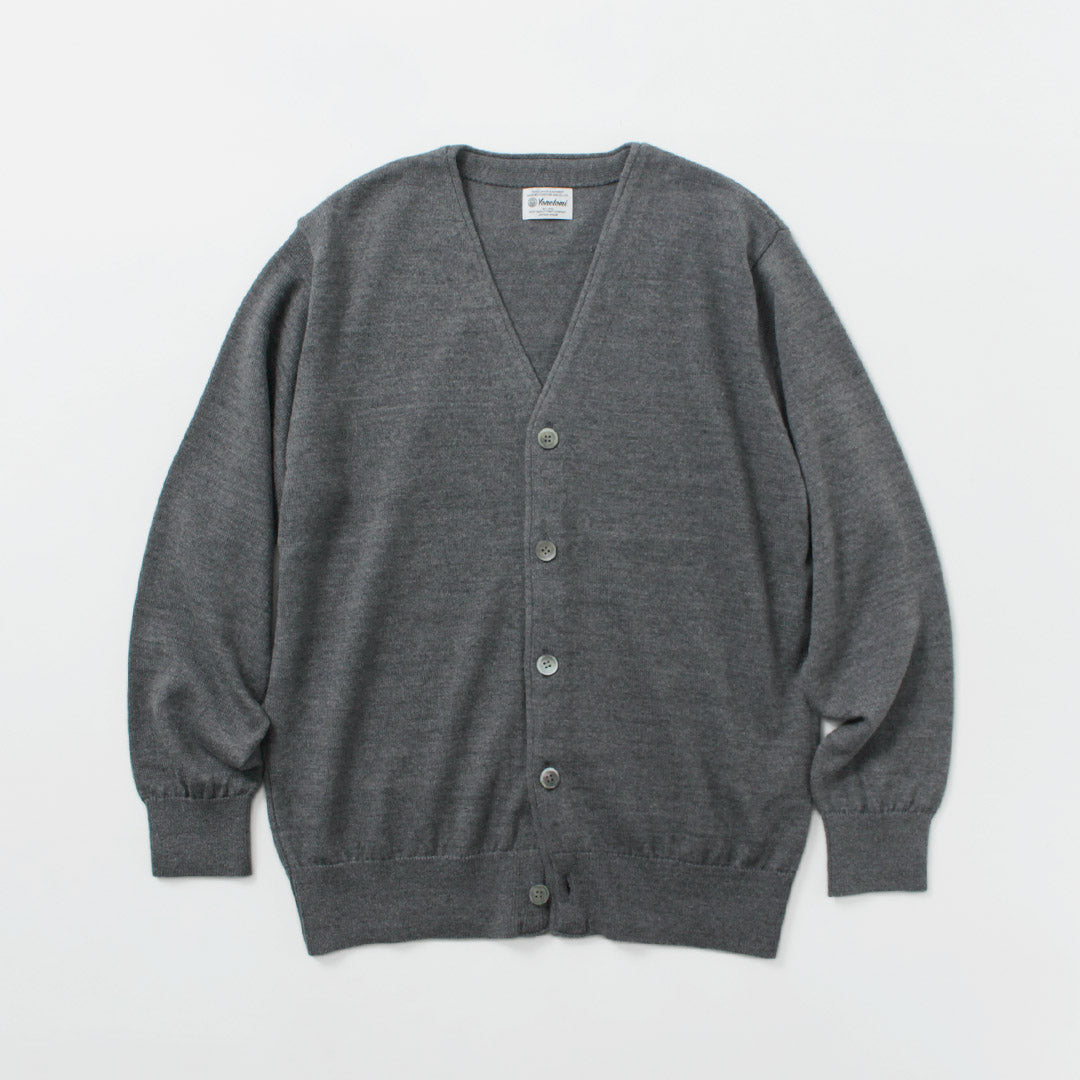 YONETOMI NEW BASIC / 美国羊毛&棉针织开衫