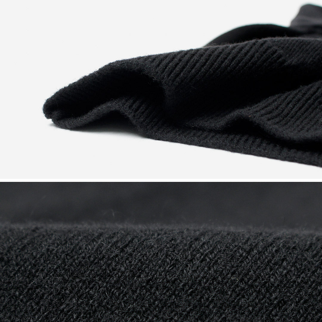 YONETOMI NEW BASIC / 硬質羊絨成衣染色針織開衫