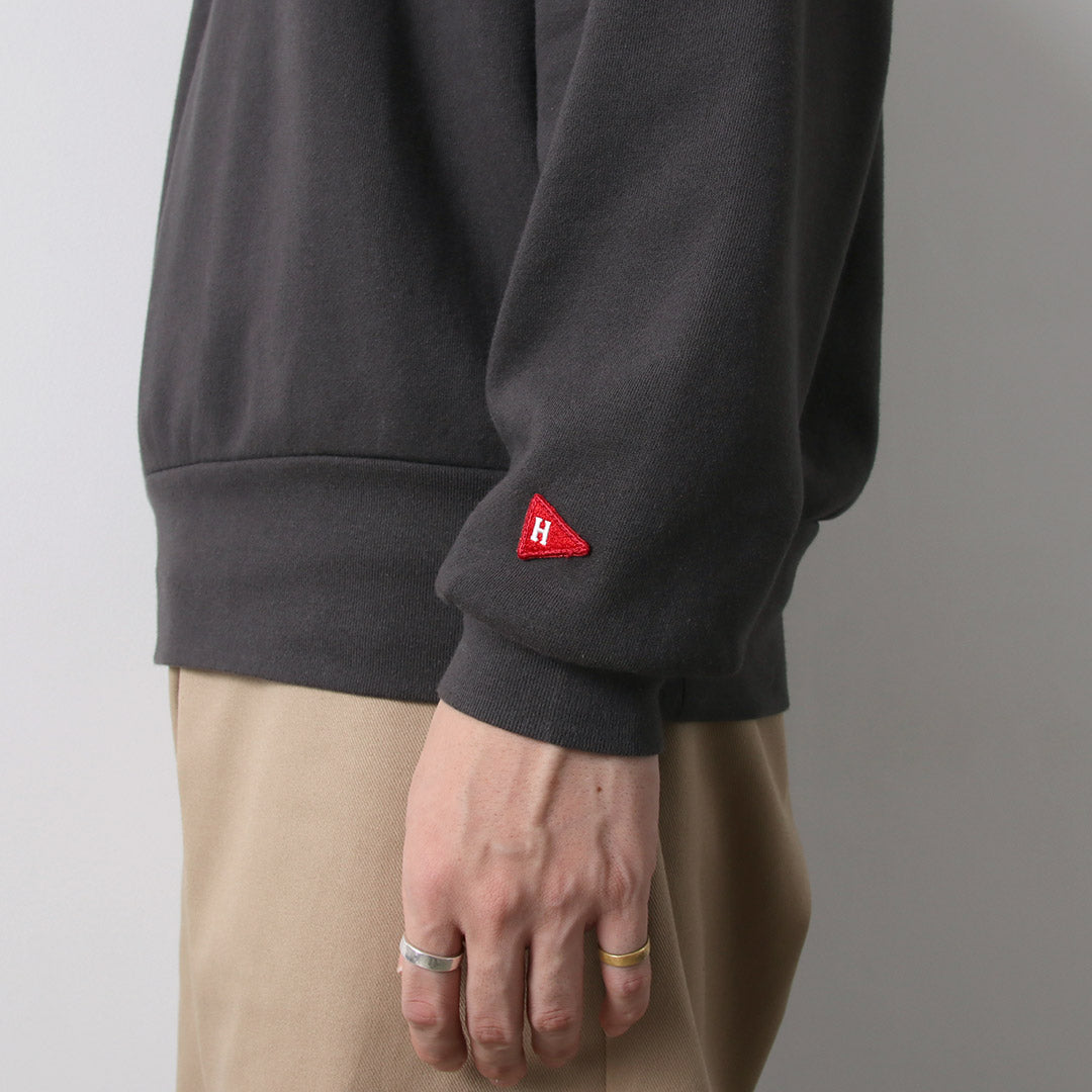 HEALTHKNIT / Colored Half Zip Classic Sweatshirt