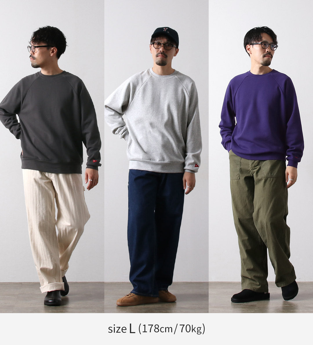 HEALTHKNIT / Crew Neck Classic Sweatshirt
