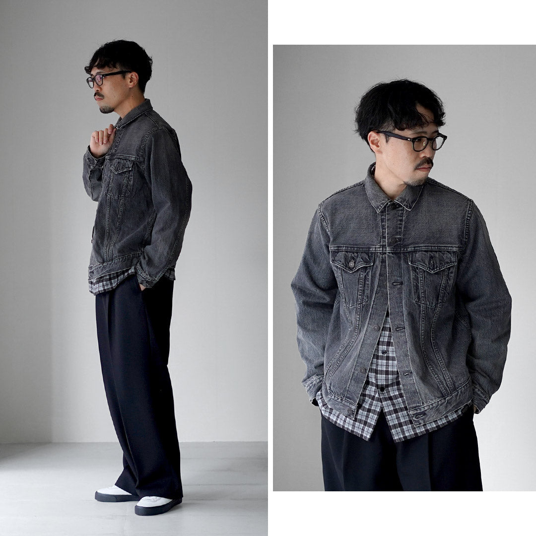 FOB FACTORY / F2444 Selvic 牛仔布 3rd 夾克二手