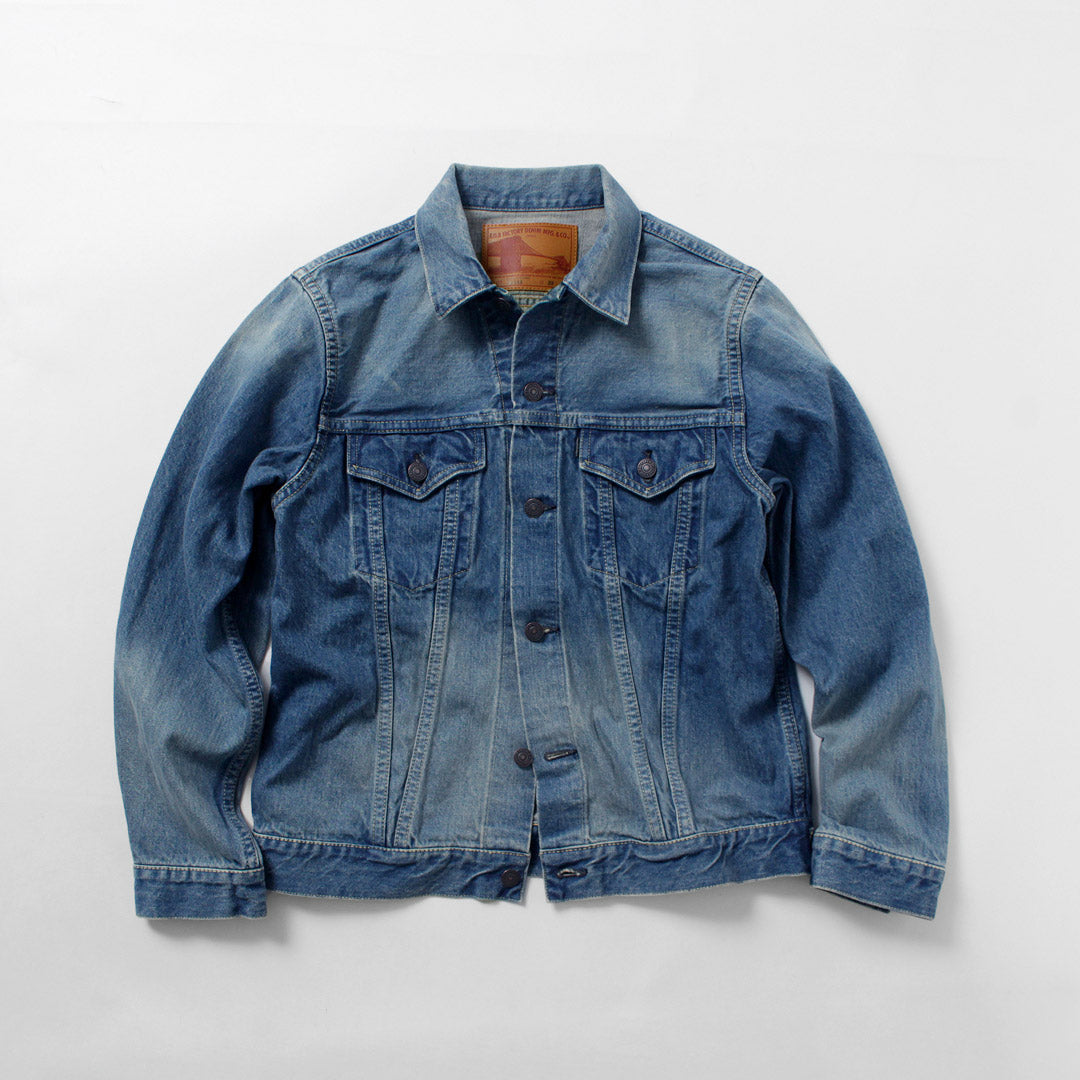 FOB FACTORY / F2444 Selvic 牛仔布 3rd 夾克二手