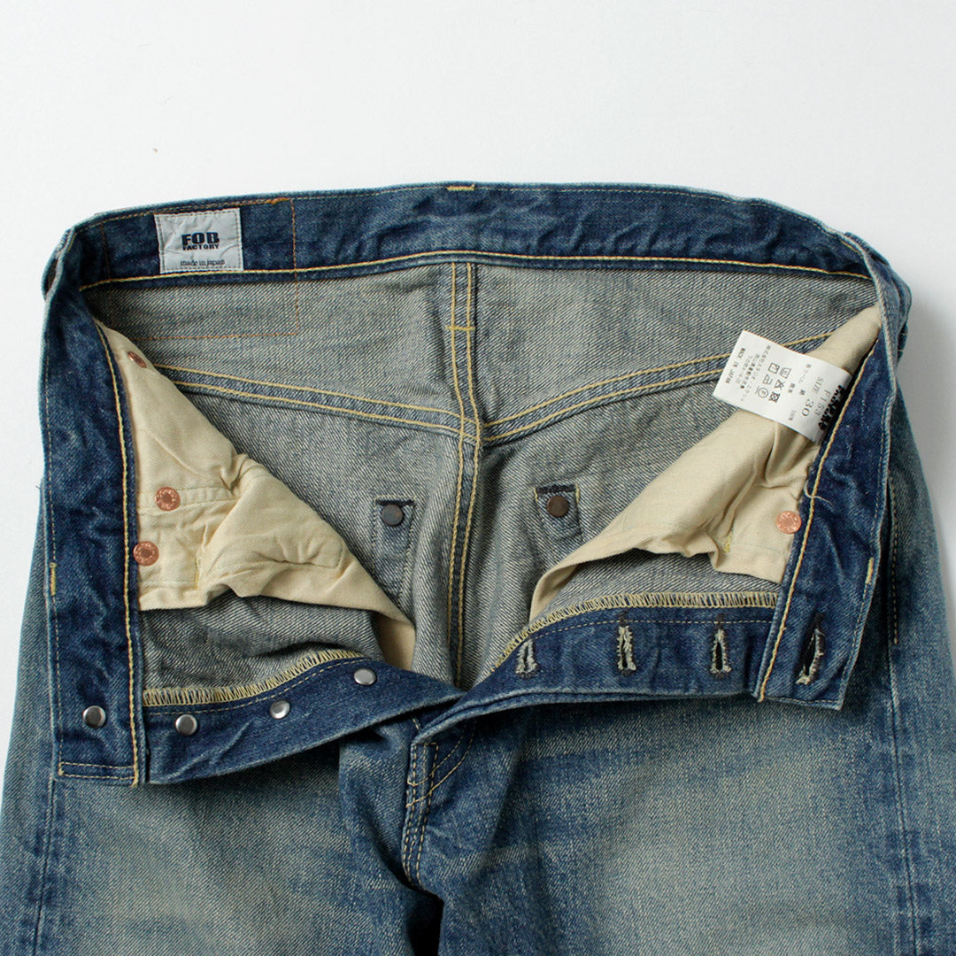 FOB FACTORY / F153 Selvedge Denim Tapered 5P Pants – Used