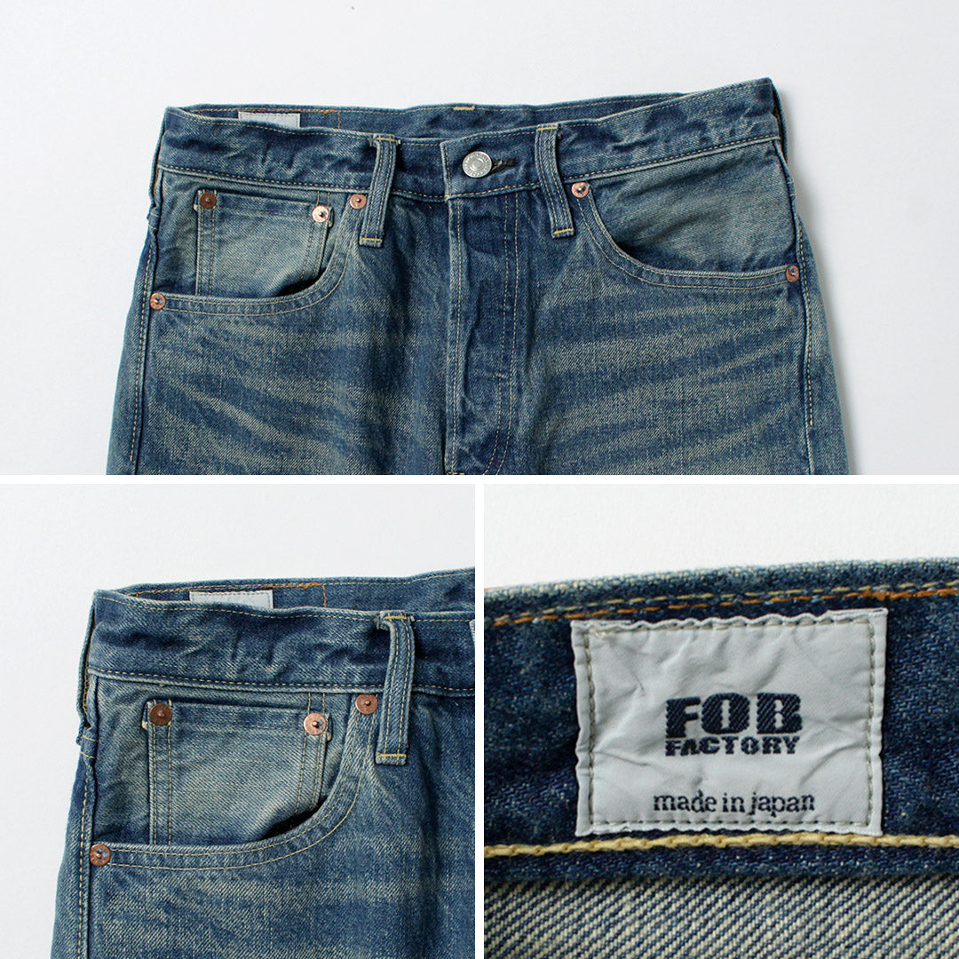 FOB FACTORY / F153 Selvedge Denim Tapered 5P Pants – Used
