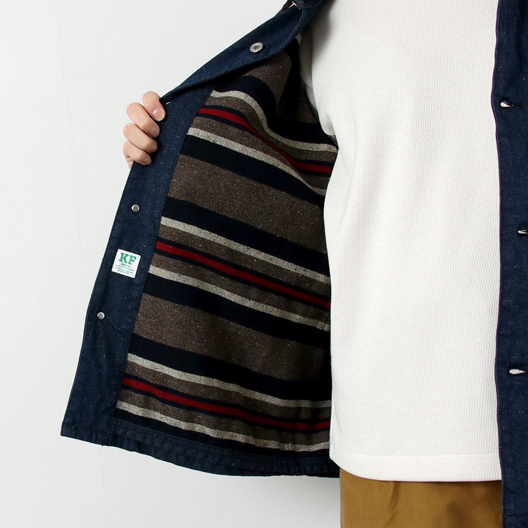 FOB FACTORY / F2456 Veste de chorale en jean avec doublure couverture