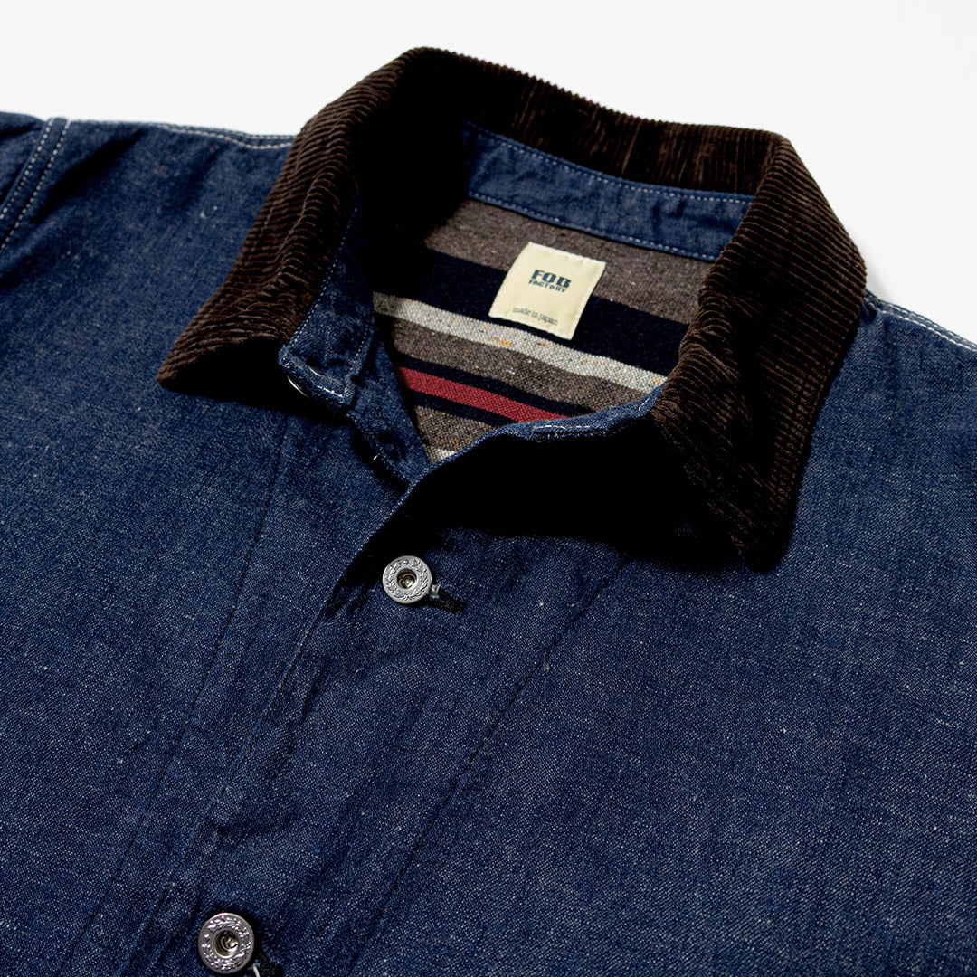 FOB FACTORY / F2456 Veste de chorale en jean avec doublure couverture