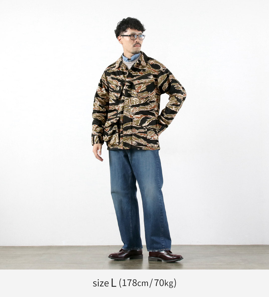 FOB FACTORY / F2457 Jungle Fatigue Camo Jacket