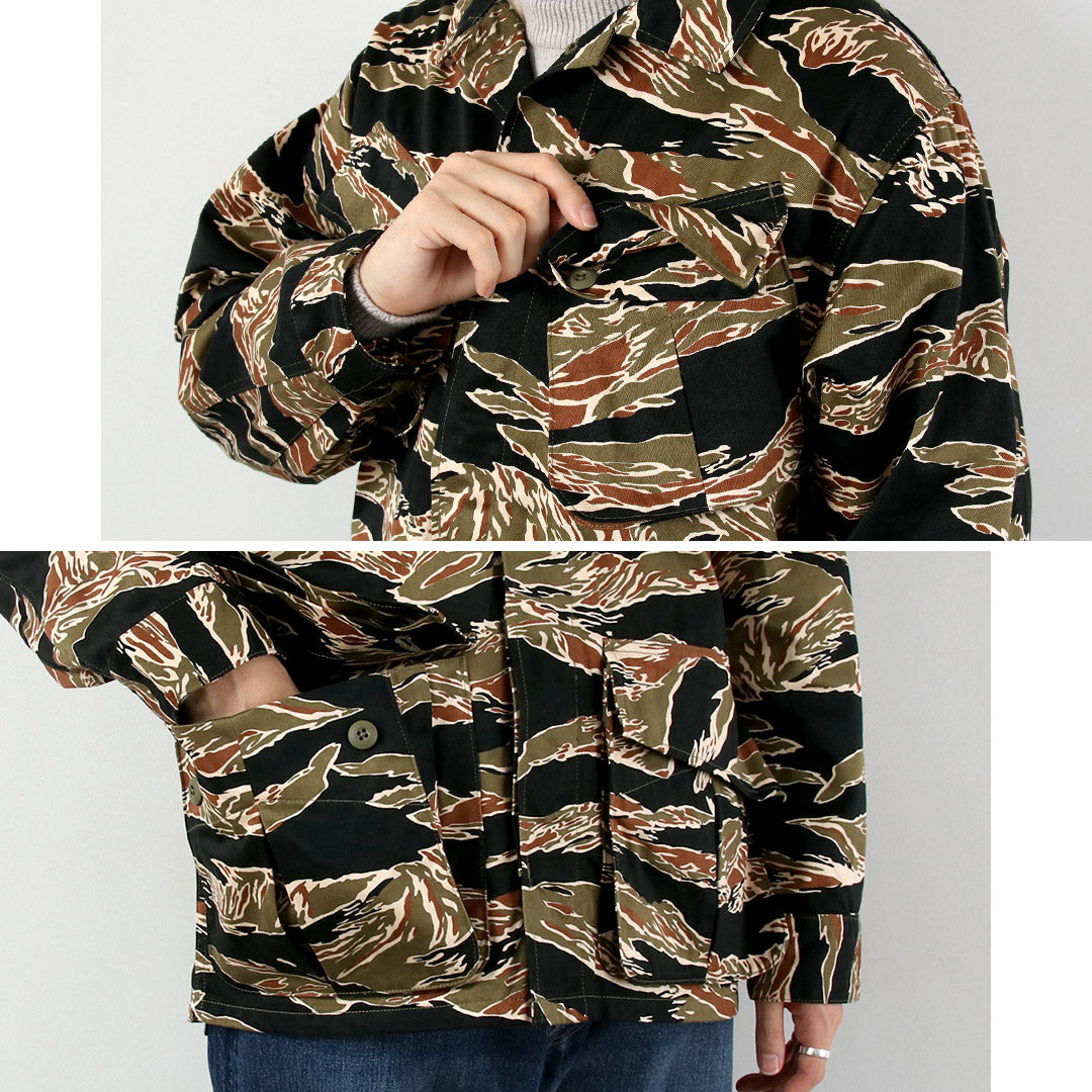 FOB FACTORY / F2457 Jungle Fatigue Camo Jacket