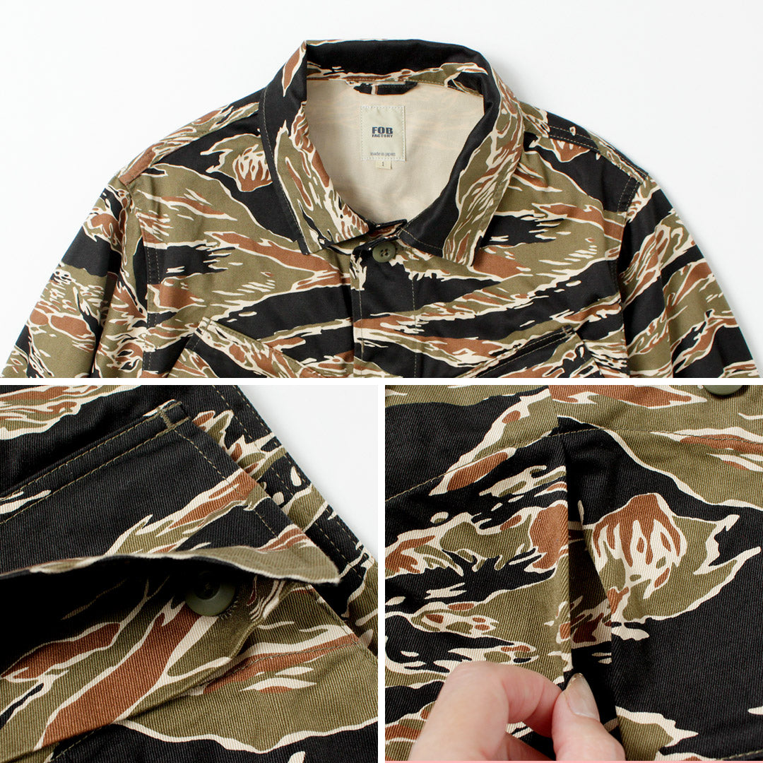 FOB FACTORY / F2457 Jungle Fatigue Camo Jacket