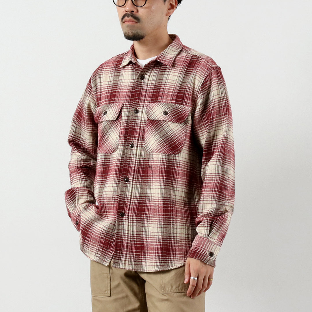 FOB FACTORY / F3510 Heavy Flannel Work Shirt