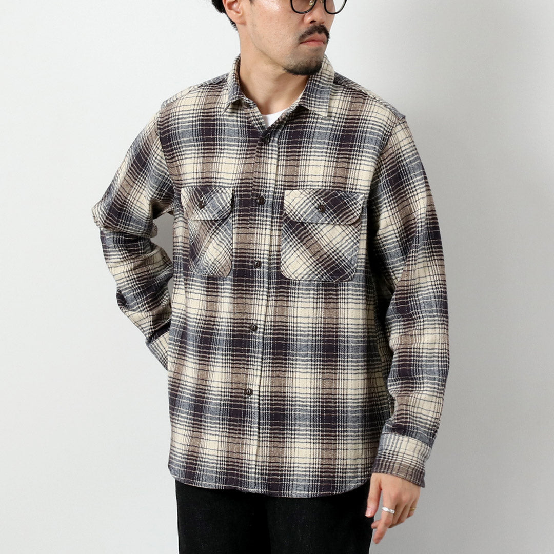 FOB FACTORY / F3510 Heavy Flannel Work Shirt