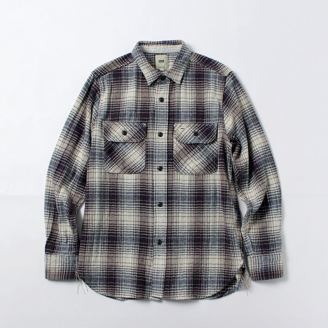 FOB FACTORY / F3510 Heavy Flannel Work Shirt