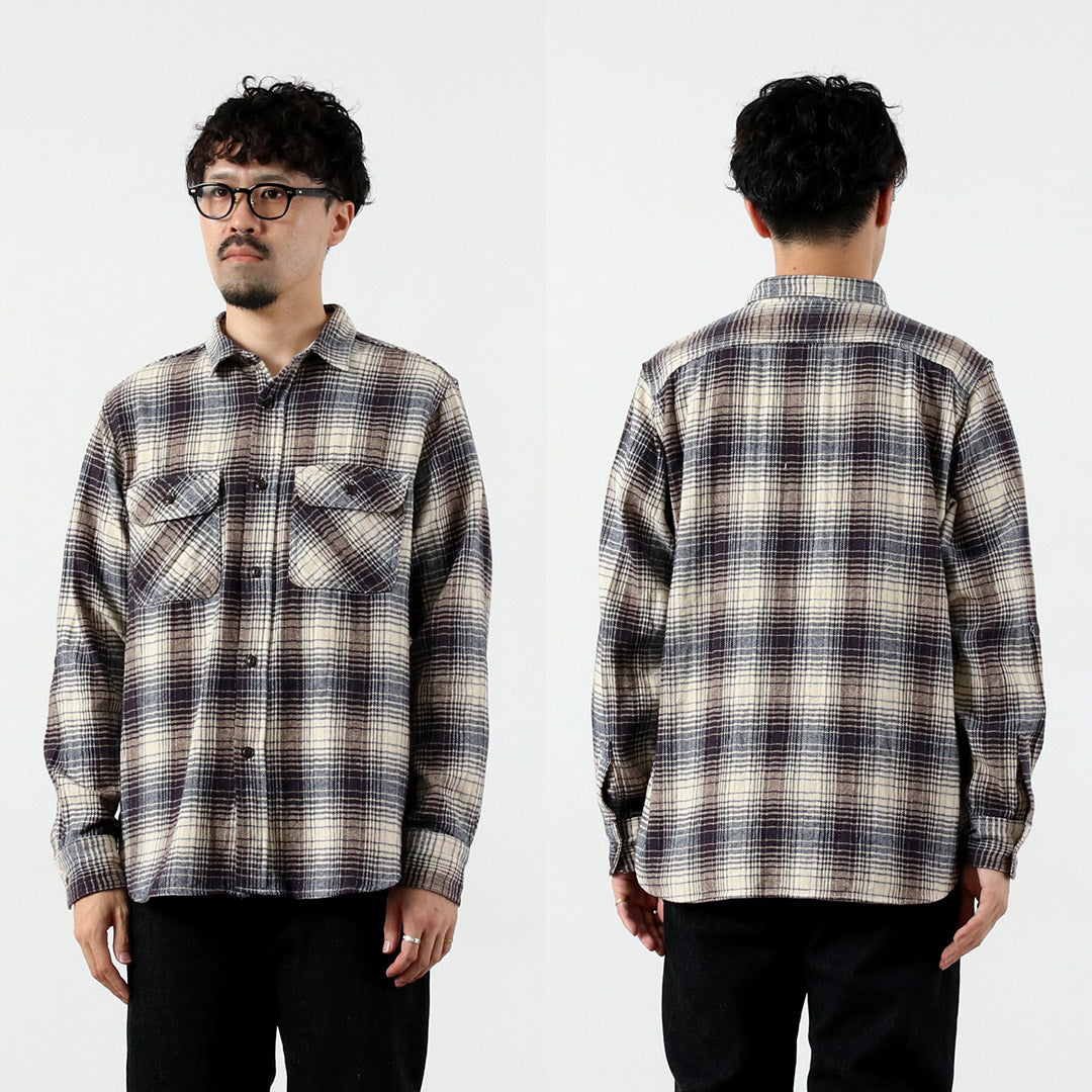 FOB FACTORY / F3510 Heavy Flannel Work Shirt