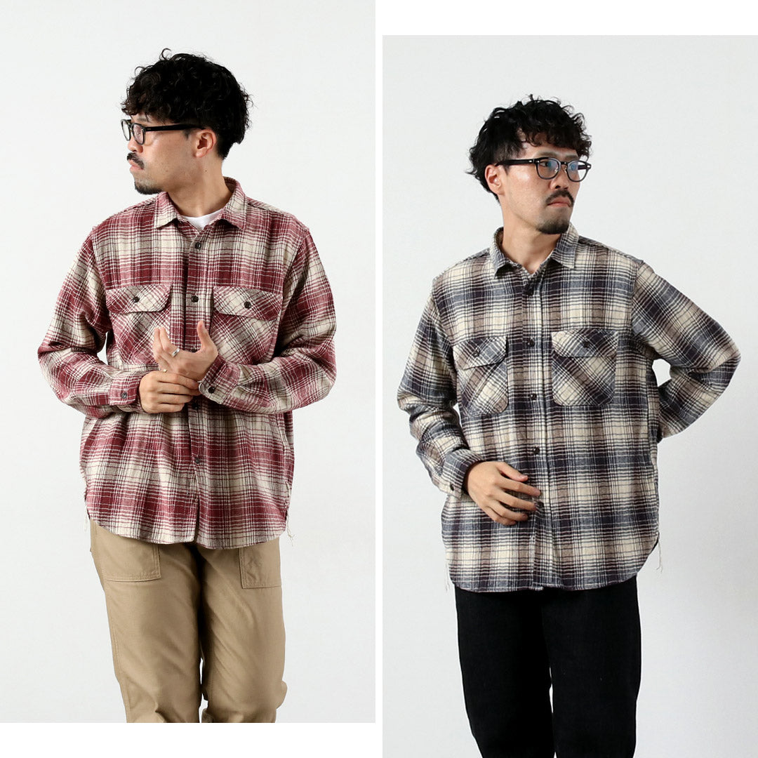 FOB FACTORY / F3510 Heavy Flannel Work Shirt