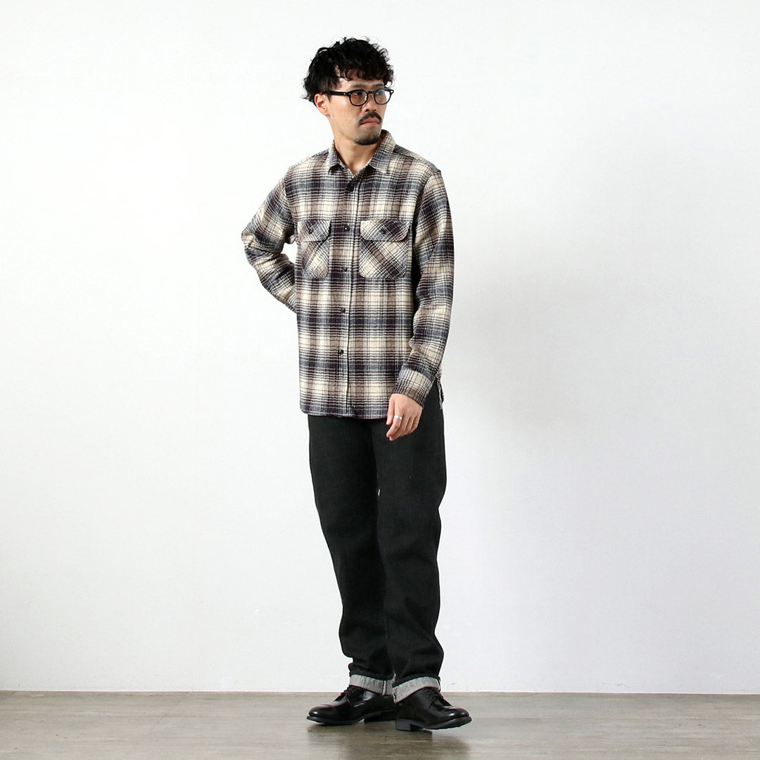 FOB FACTORY / F3510 Heavy Flannel Work Shirt