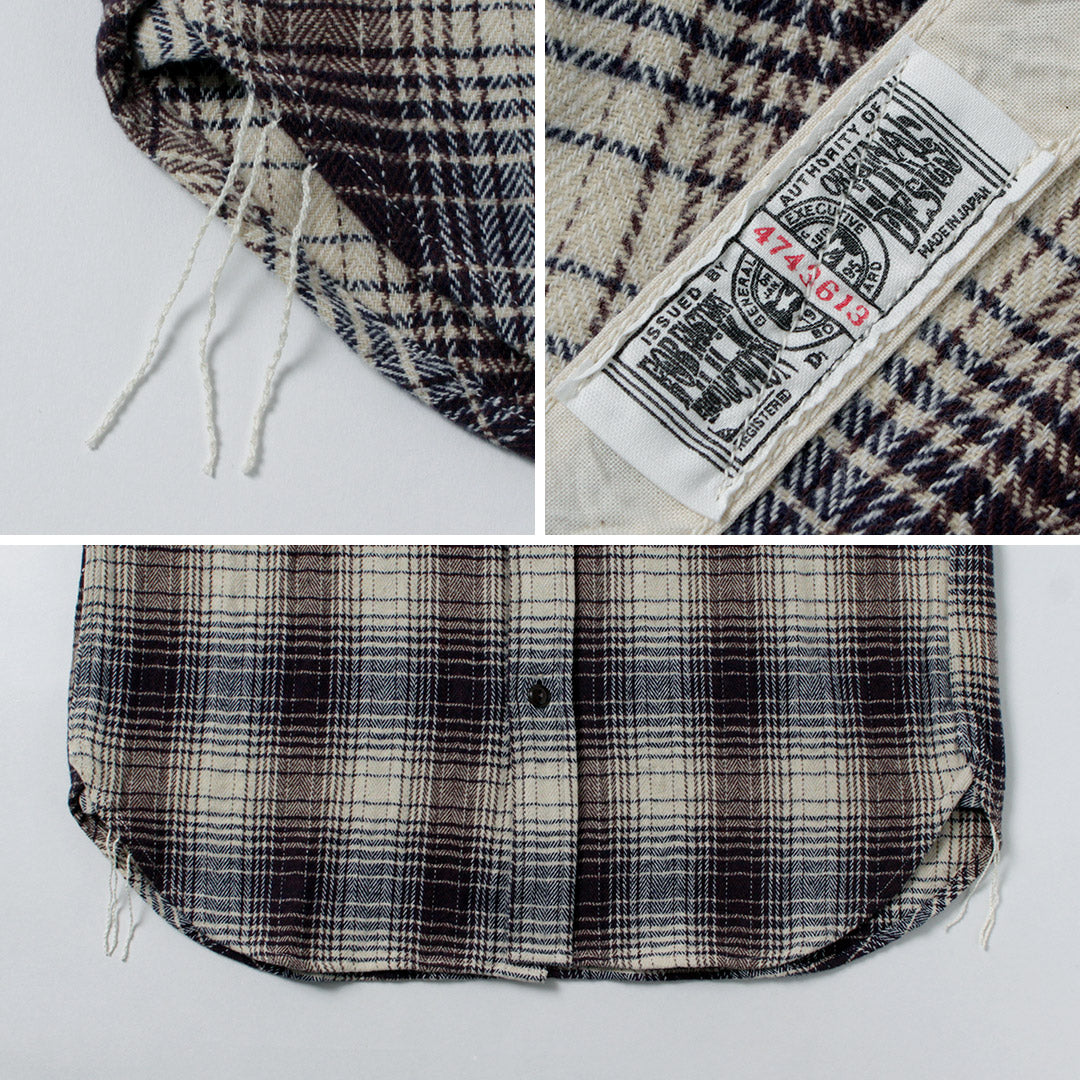 FOB FACTORY / F3510 Heavy Flannel Work Shirt