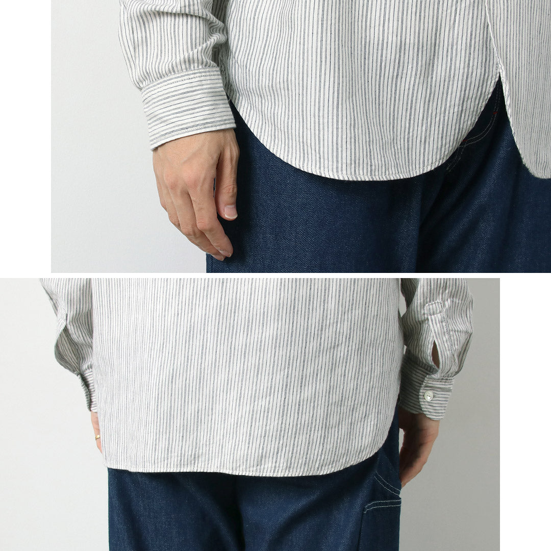 FOB FACTORY / F3511 Band Collar Shirt