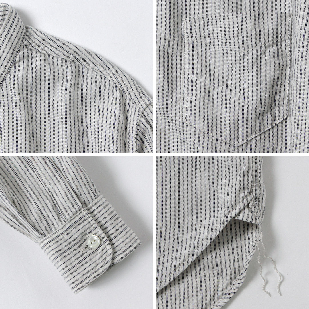 FOB FACTORY / F3511 Band Collar Shirt