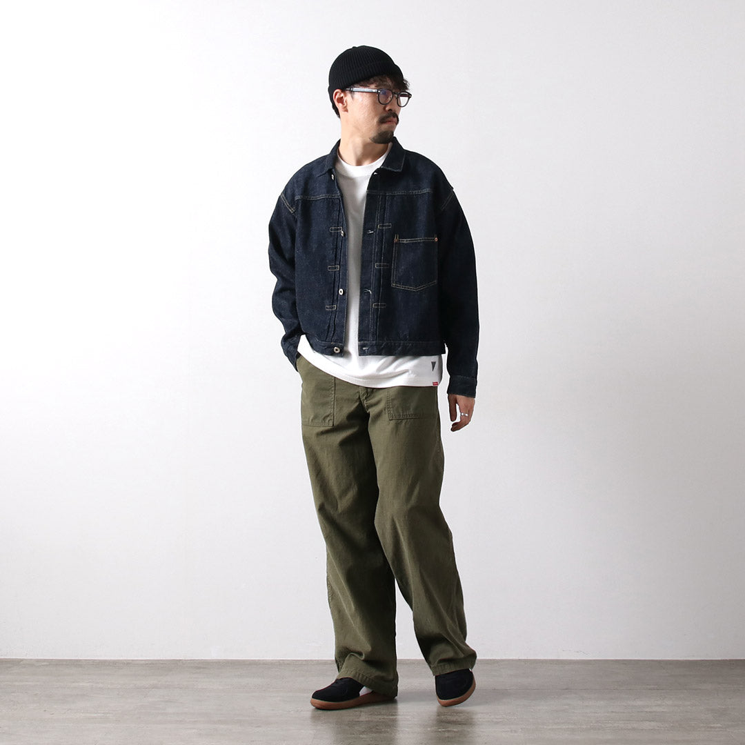 REMI RELIEF / 12oz Denim WWII Model One-washed Denim Jacket