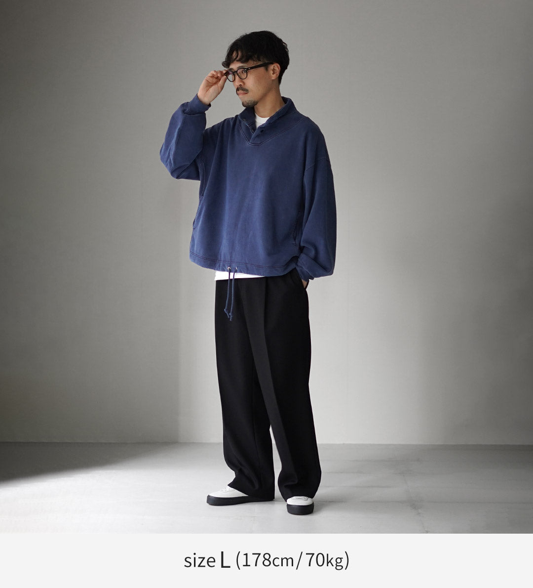 REMI RELIEF / SP 가공 스포츠 스웨트 크루