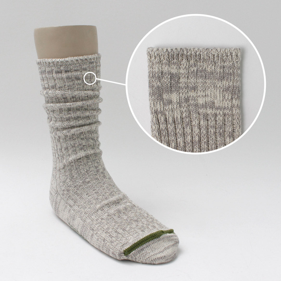 GOHEMP / Organic Cotton x Hemp Pile Crew Socks