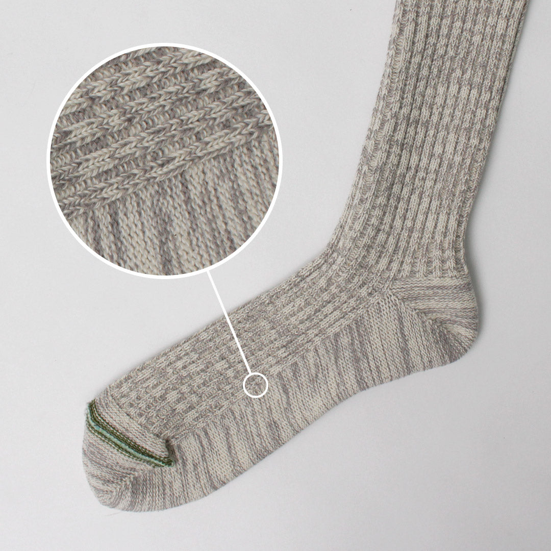 GOHEMP / Organic Cotton x Hemp Pile Crew Socks