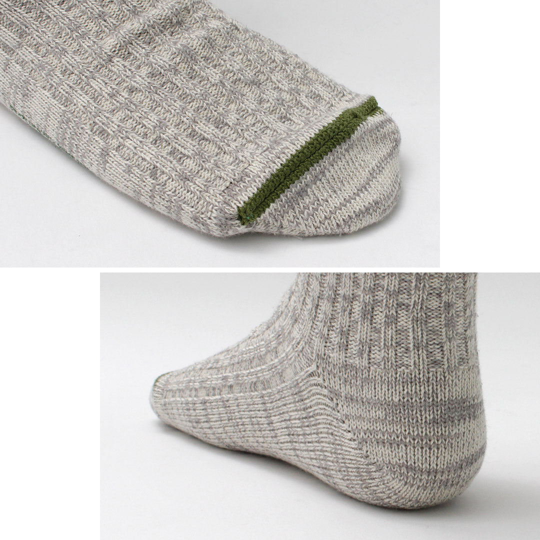 GOHEMP / Organic Cotton x Hemp Pile Crew Socks