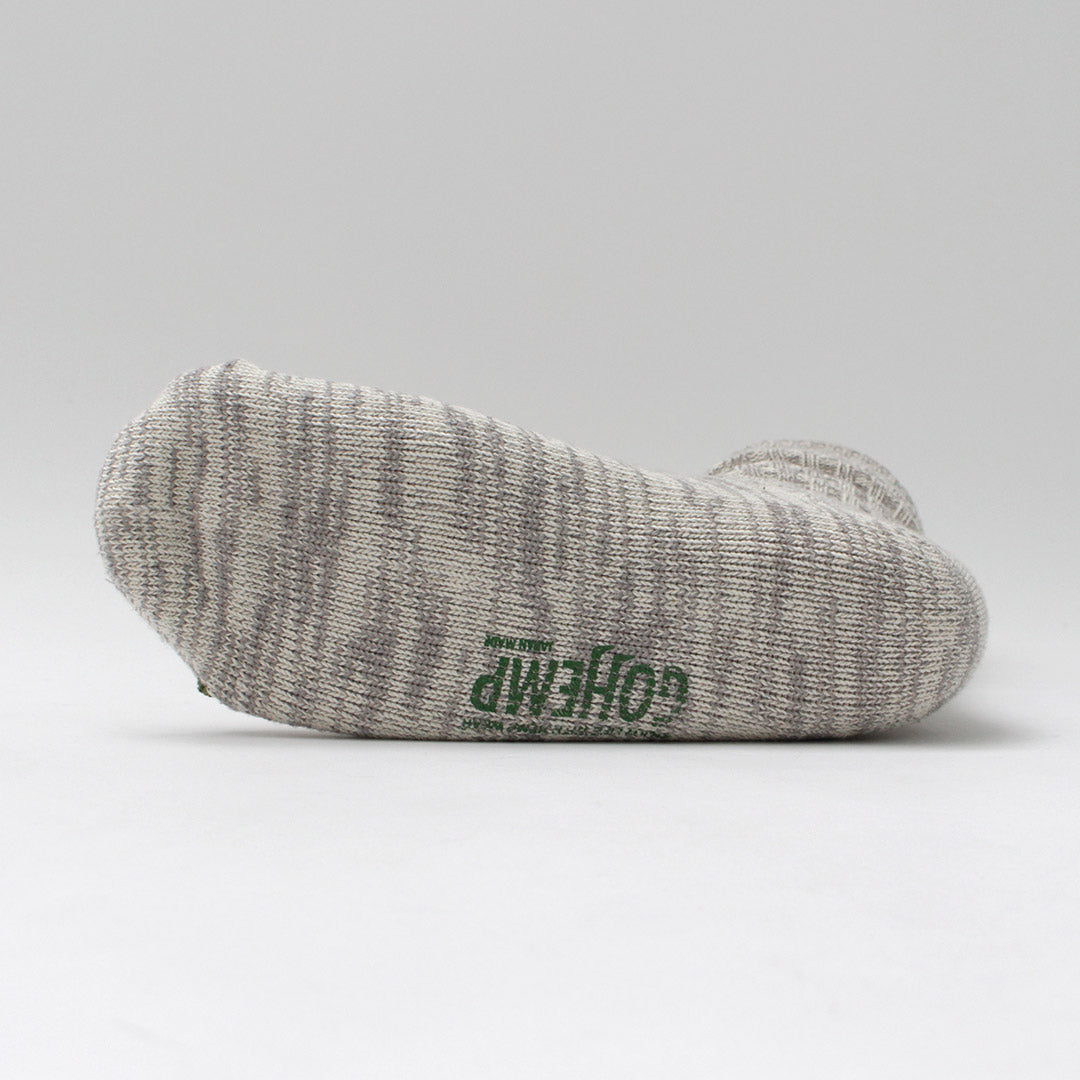 GOHEMP / Organic Cotton x Hemp Pile Crew Socks
