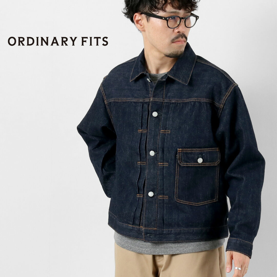 ORDINARY FITS / 1st Type Denim Jacket One Washed