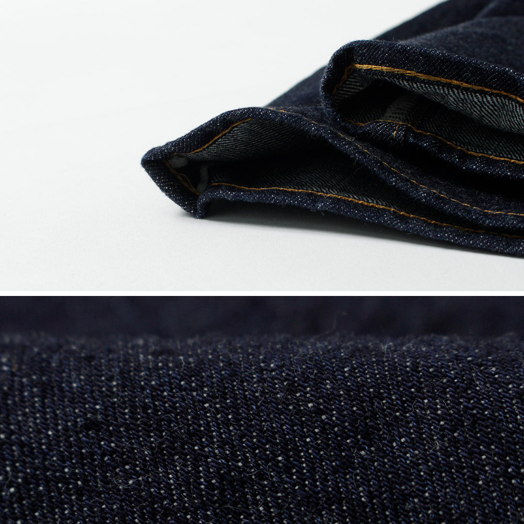 ORDINARY FITS / Wide Denim Pants One-washed