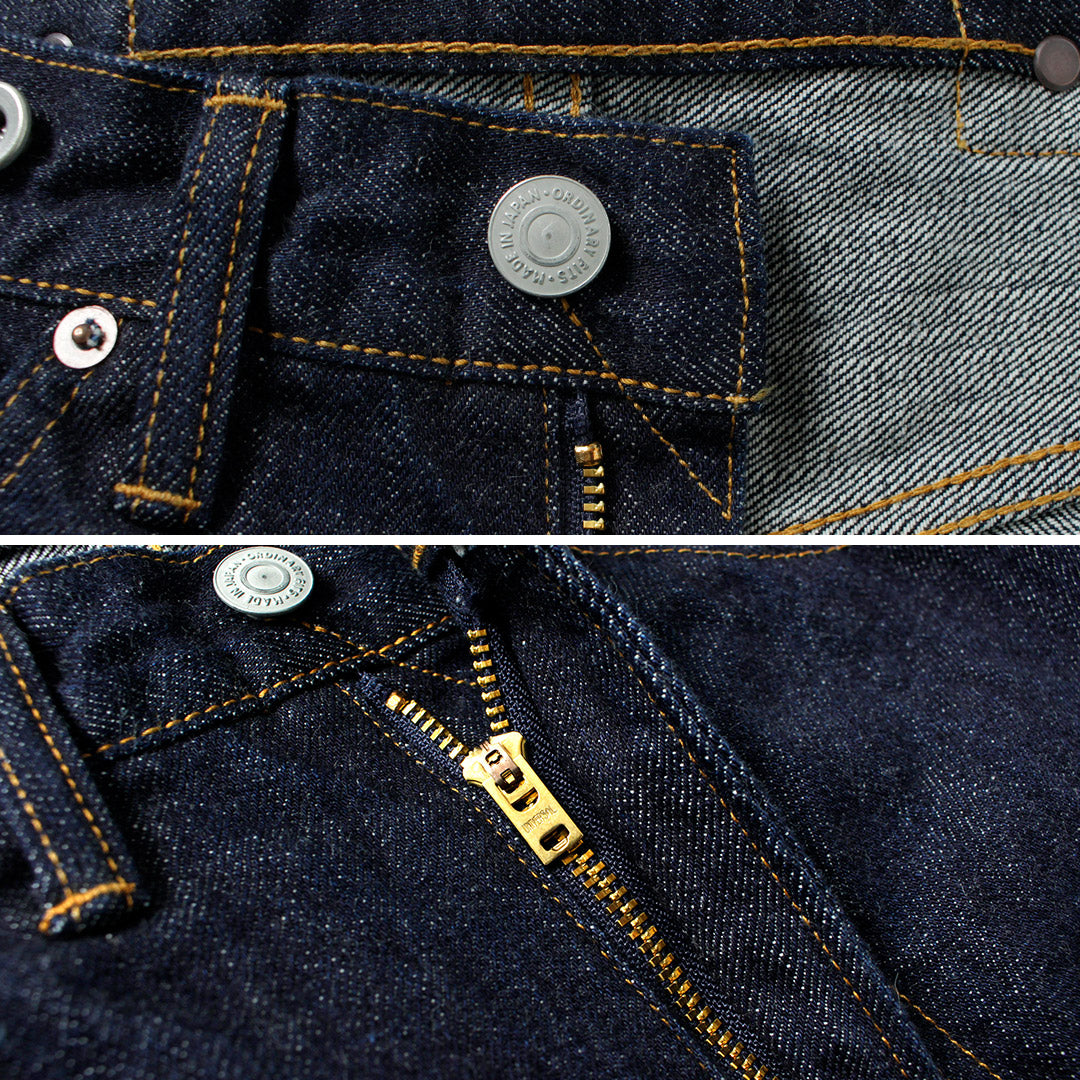 ORDINARY FITS / Wide Denim Pants One-washed